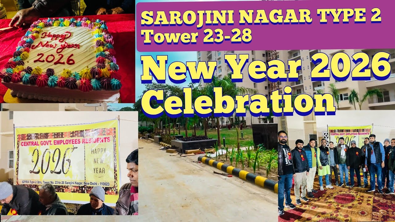 Жилой комплекс Sarojini Nagar Type 2 | Новогоднее торжество в башнях 23-28