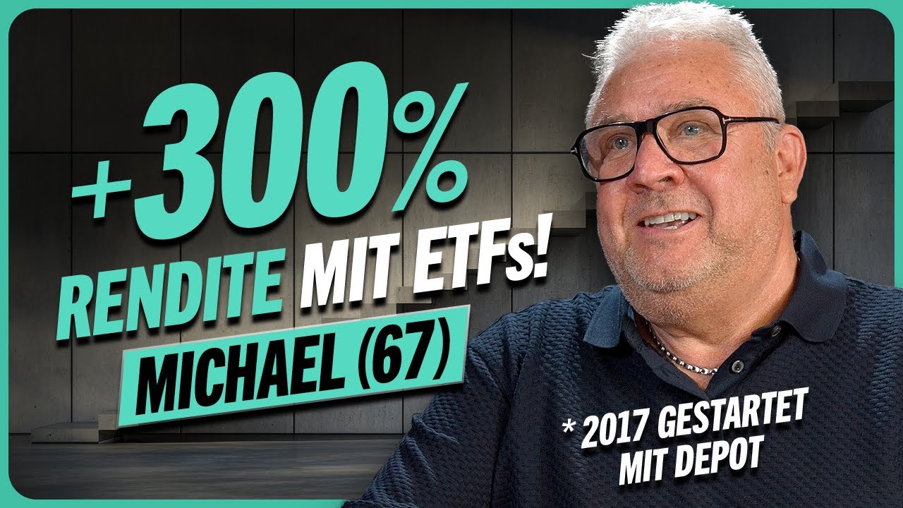 Michael (67): 12% Dividende und 300% mit ETFs – seit 2016 dabei!!!