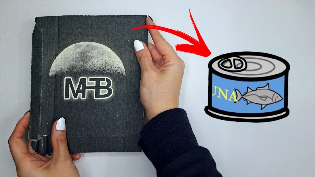 Don’t Throw That Cardboard Away! Turn It Into a Cute Tuna Can 😍♻️