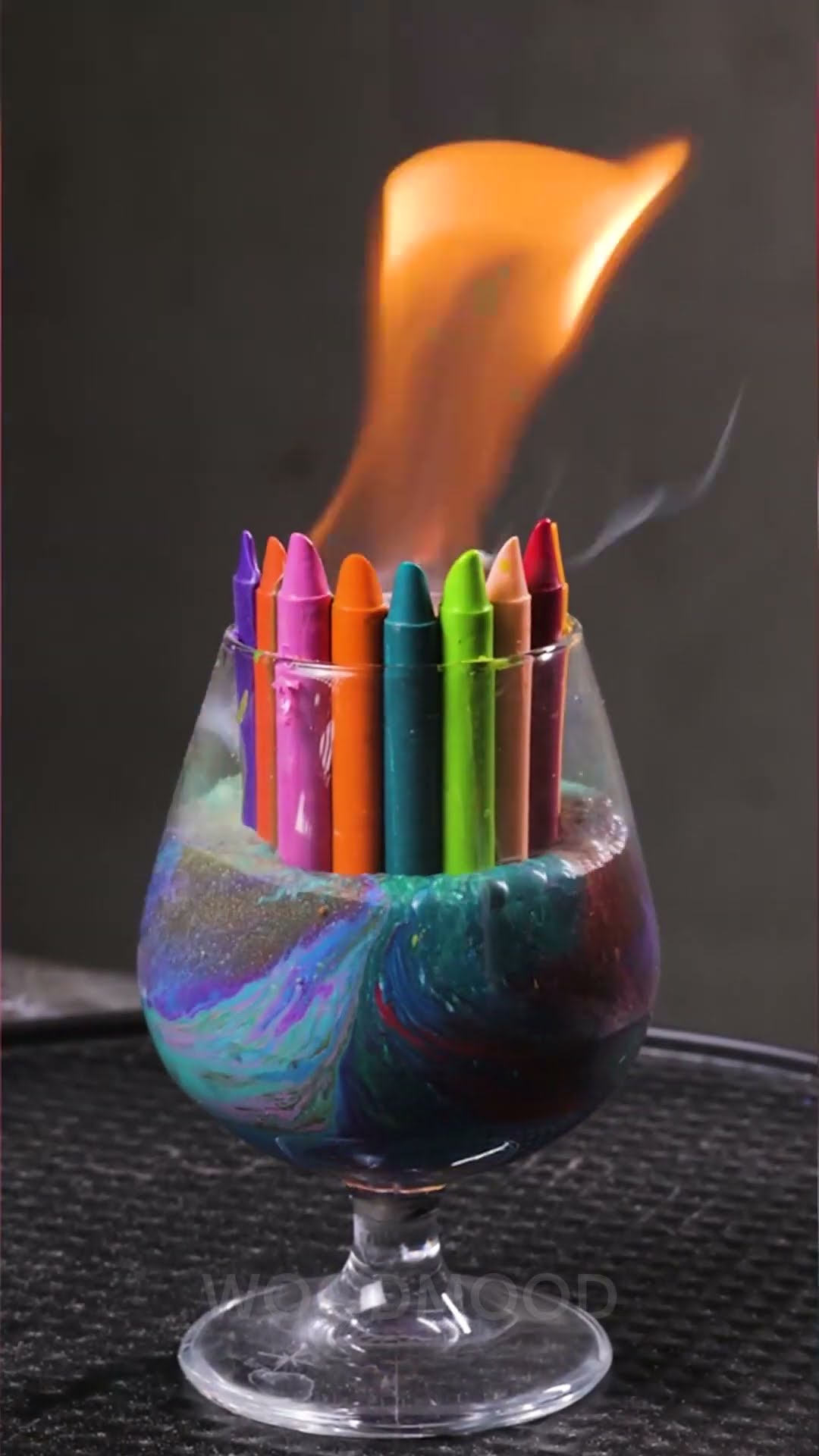 What Happens When You Mix a Red-Hot Ball with Wax Crayons? ??️