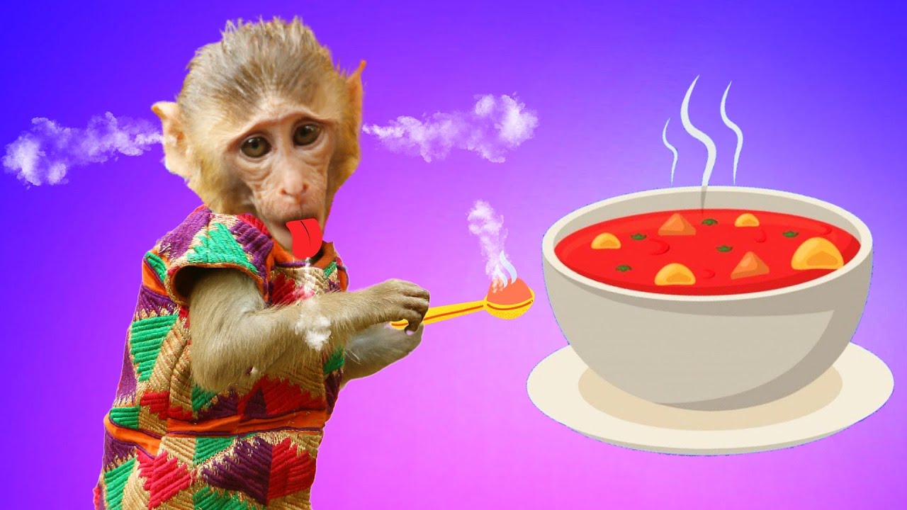 No No Hot Soup | Nursery Rhymes and Kids Songs | Monkey Jerry