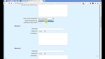 Preguntas de Opción Múltiple - Cuestionarios en Moodle