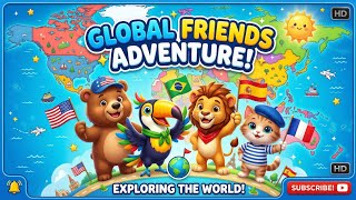 🎶 Música Infantil Multilíngue ao Vivo | Canções para Crianças em Vários Idiomas 🌍🎤