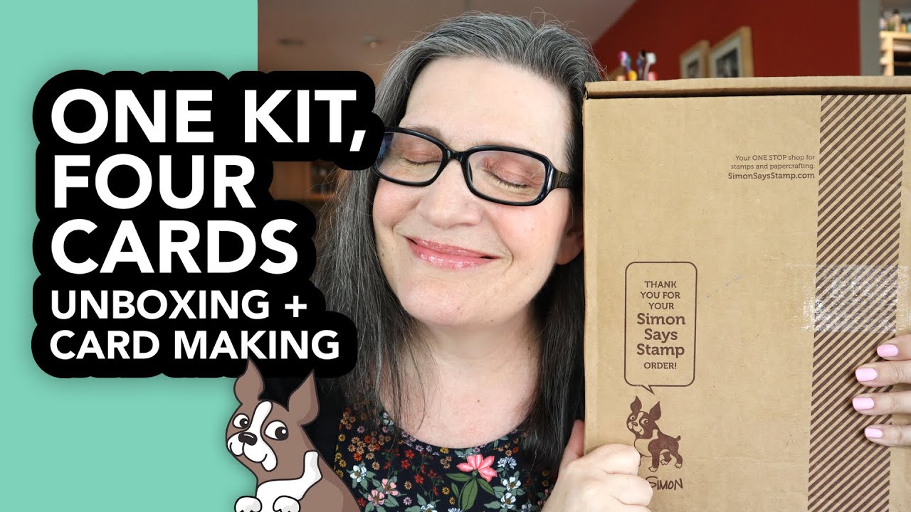 Simon Says Stamp Card Kit Unboxing + Card Makes (The So Talkative Kit!)