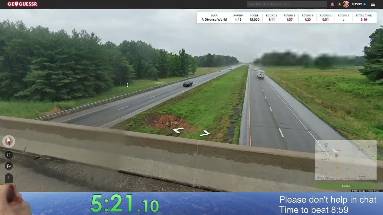 GeoGuessr Perfect Score in 