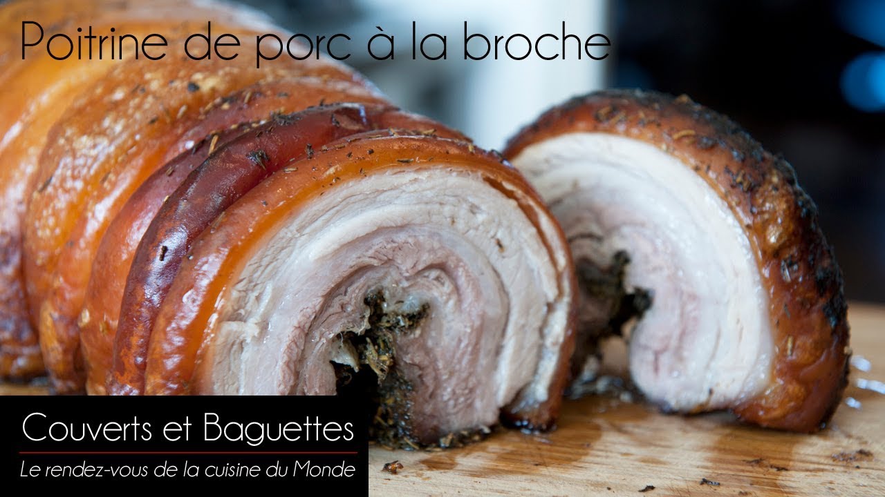 Poitrine Porc à La Broche