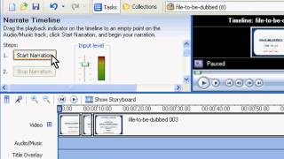 Windows Movie Maker Tutorial: Dubbing using Windows Movie Maker screenshot 5