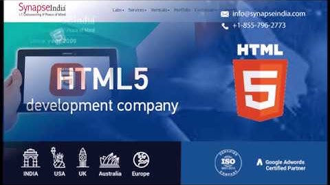 HTML5 development company - SynapseIndia
