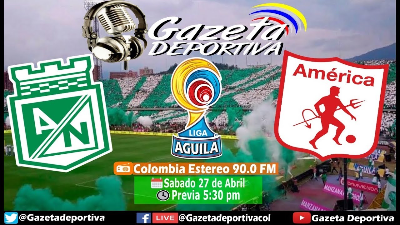 Atlético Nacional VS América de Cali - En Vivo ((Al Aire)) #vivo # ...