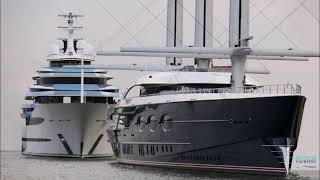110.1m/ 360’11” Oceanco built Jubilee & 106m/ 347'9" Black Pearl