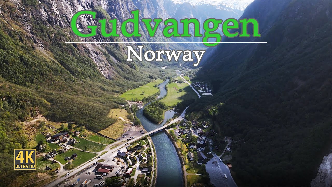 Gudvangen In Norway 🇳🇴 | Scenic Drone Video In Stunning 4K