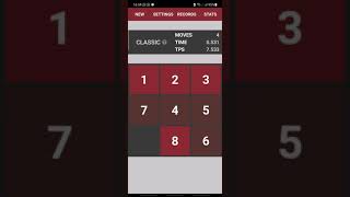 The 8 puzzle solved in 0.832 seconds