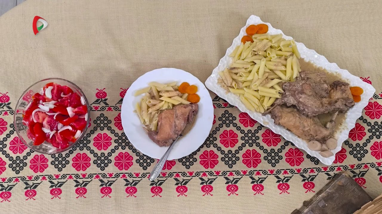 Dél-Bánát ízei – Párolt házinyúl makarónival