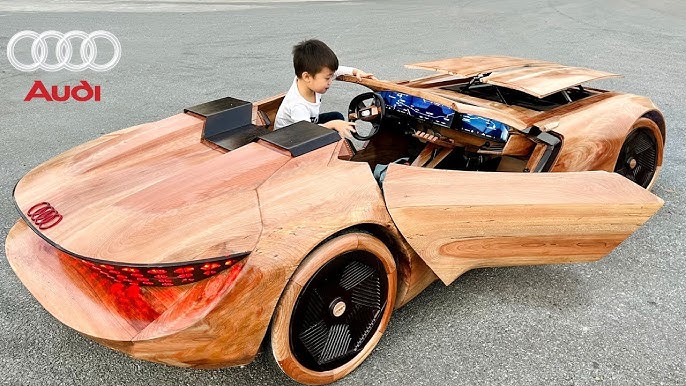 New Build & Paint Your Own Wooden Car by Horizon Group USA Easy To