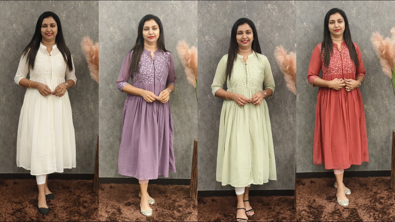 COAT TYPE KURTIS COLLECTIONS GLITZ INDIA FASHIONS😍🥰 YouTube