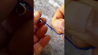 #tie #knot #diy #shortsfeed #shortsvideo #easy #threads #shorts