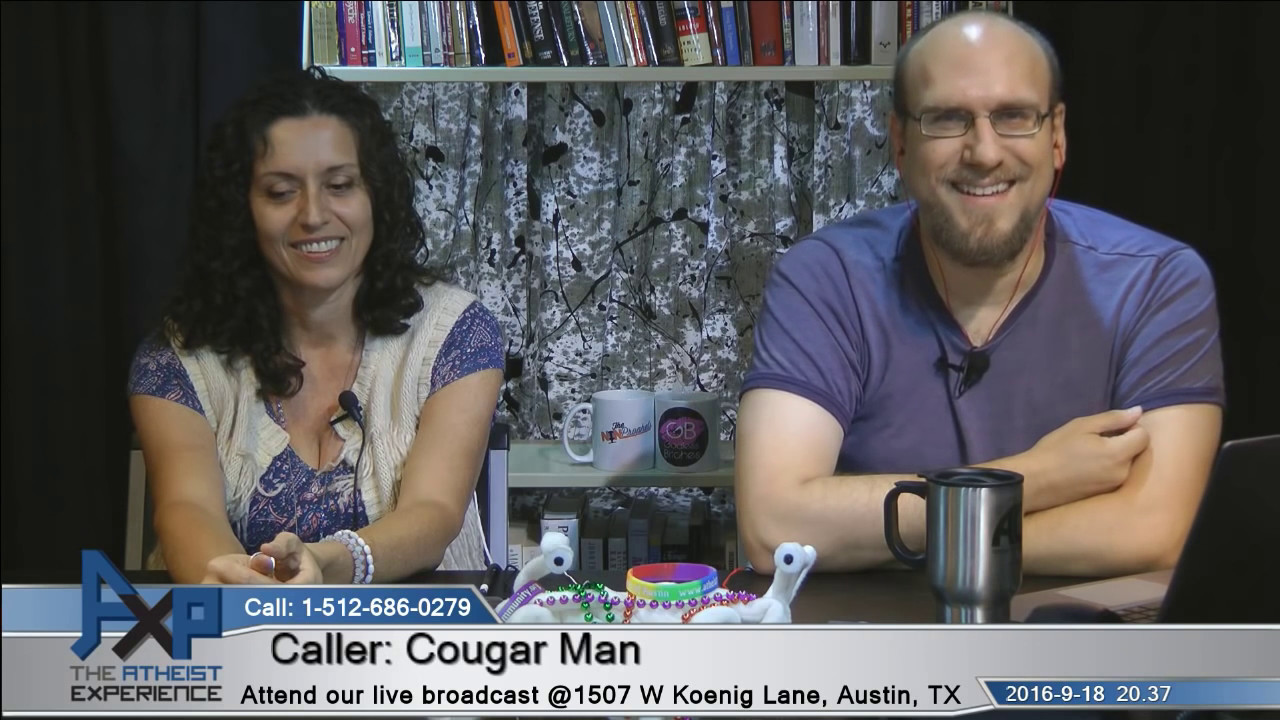 Atheist Experience 20.37 with Russell Glasser and Tracie Harris