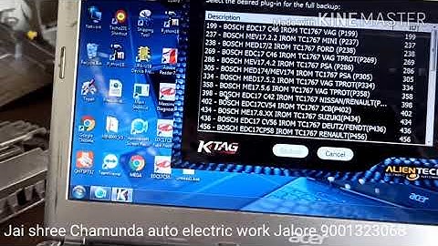 Scorpio ecm17c55 data read ktag