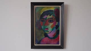 ALEXEJ VON JAWLENSKY, Portrait, um 1916.