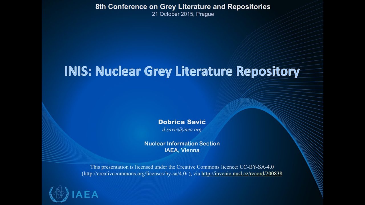 INIS: Nuclear Grey Literature Repository