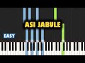 Dj Maphorisa & Kabza De Small - Asi Jabule (ft. Sir Trill) | EASY PIANO TUTORIAL by SAPiano