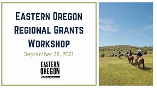 Eastern Oregon Regional Grants Workshop