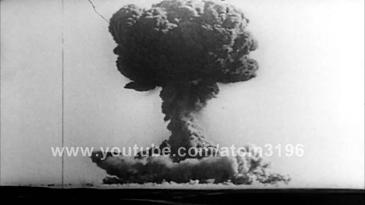 HD unedit China first atomic bomb detonation 1964 B&W - DayDayNews