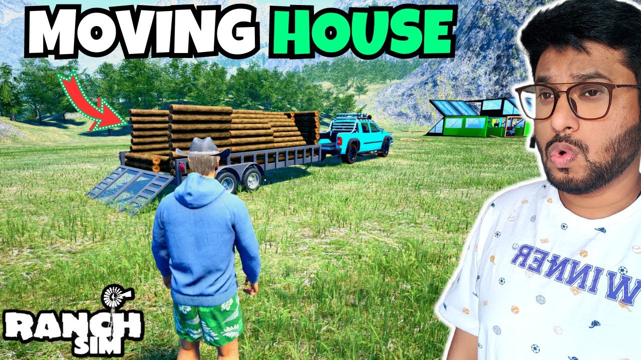 I MAKE A MOVING TINY HOUSE🤩 IN RANCH SIMULATOR #74