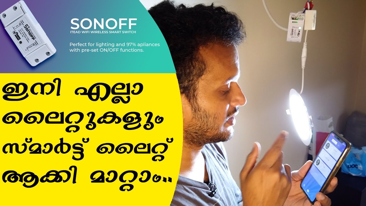 Convert any home appliances to smart device using Sonoff Basic