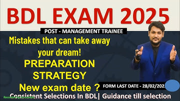 BDL MANAGEMENT TRAINEE EXAM PREPARATION STRATEGY | NEW EXPECTED EXAM DATE #bdl