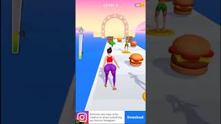 Twerk Race 3D Running GamePlay #shorts screenshot 4
