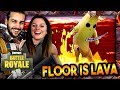 ON TESTE LE MODE FLOOR IS LAVA DE FORTNITE ! | FORTNITE DUO LE SOL EST EN LAVE