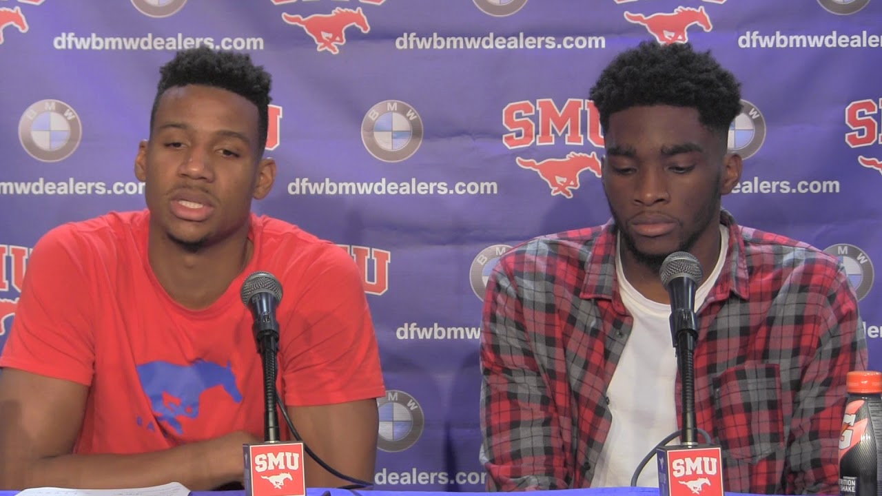 Nov. 10, 2017: SMU 78, UMBC 67 - Shake Milton & Jarrey Foster Postgame