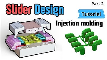 Solidworks mold design - Create Slider Core - Elbow 2/4