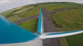 Glider Winch Launch - 4 angles
