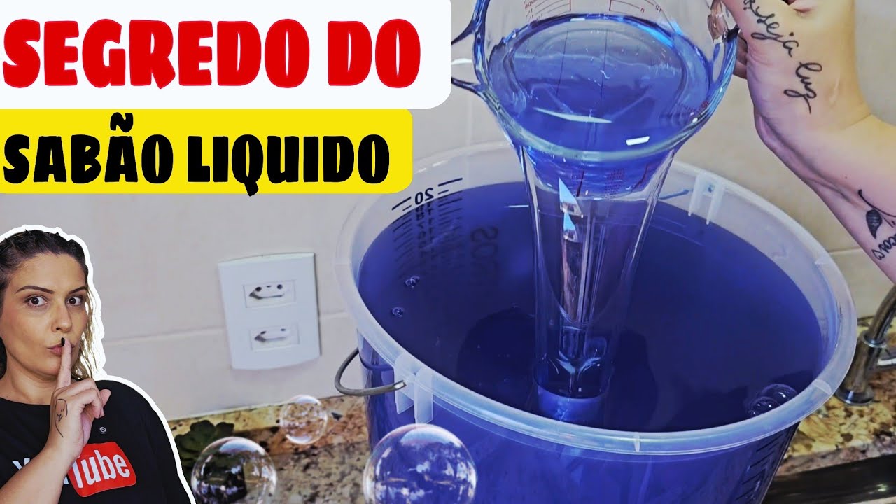 🔥O SEGREDO DO SABÃO LÍQUIDO CASEIRO QUE TODO MUNDO QUER APRENDER 😱