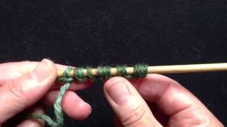 Tubular Cast-on In One Colour