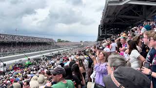2026 Indianapolis 500 Final Lap From Tower Terrace–The Rosenqvist Miracle