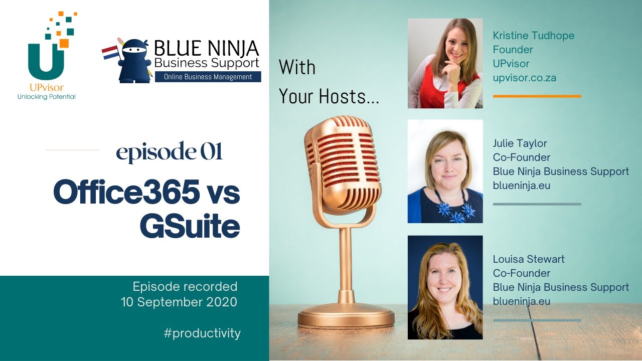 What are the benefits of using GSuite versus Office365?