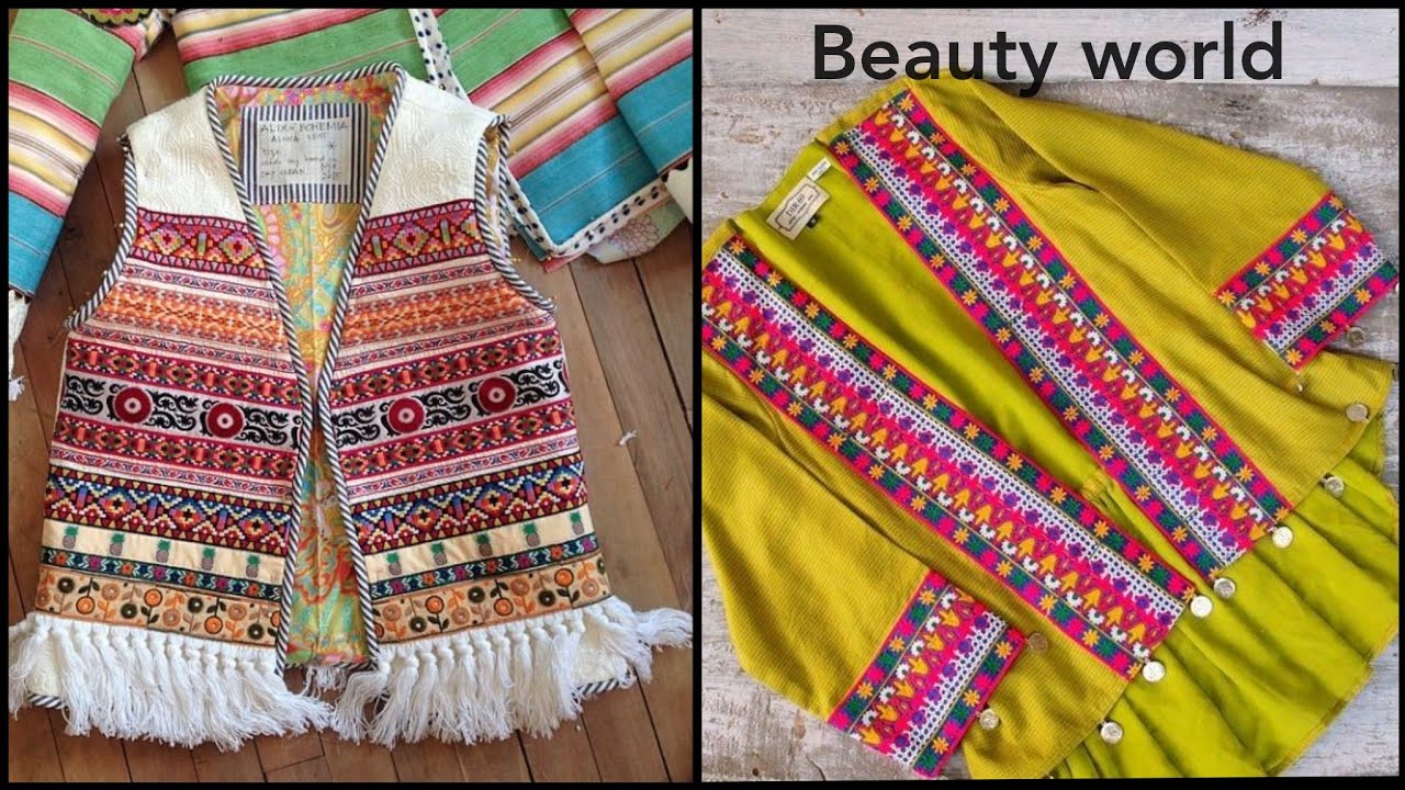 Embroidered Vest/Handmade Vest/Ethnic Women Vest/Black Jackets For Women's/Ladies Waistcoat