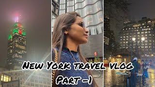 New york travel vlog part-1🚉💖