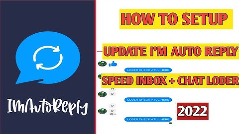 updated auto reply How to set Facebook group chat inbox WhatsApp loder setting 2022