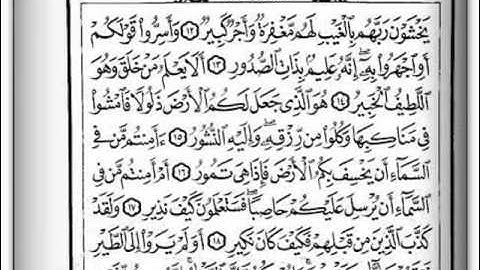 سورة الملك /بصوت الشيخ  وليد ابراهيم الفلوجي