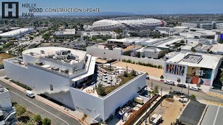 SoFi Stadium Hollywood Park COSM Iconix Fitness JD Sports Aerial Update