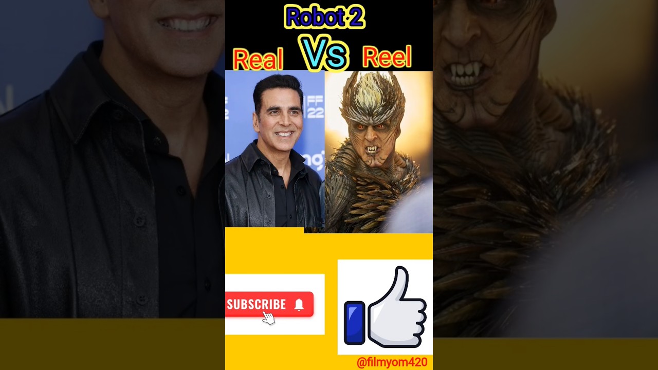 Robot 2.0 movie 🍿🍿 Reel Vs real video 📷📷 