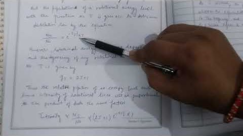 rotational spectra part 3