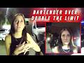 Bartender Thinks She's Good to Drive at OVER DOUBLE the Limit