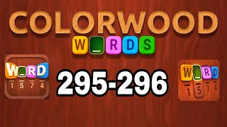 Full COLORWOOD WORDS Cryptogram level 295 296 Guide