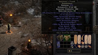 Diablo Ii Resurrected Andariels Visage Drops In Worldstone Keep Level 2