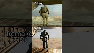 MGS3 ( Original ) VS MGSΔ ( Remake )- Halo Jump Comparison #metalgearsoliddelta  #shorts #mgsdelta